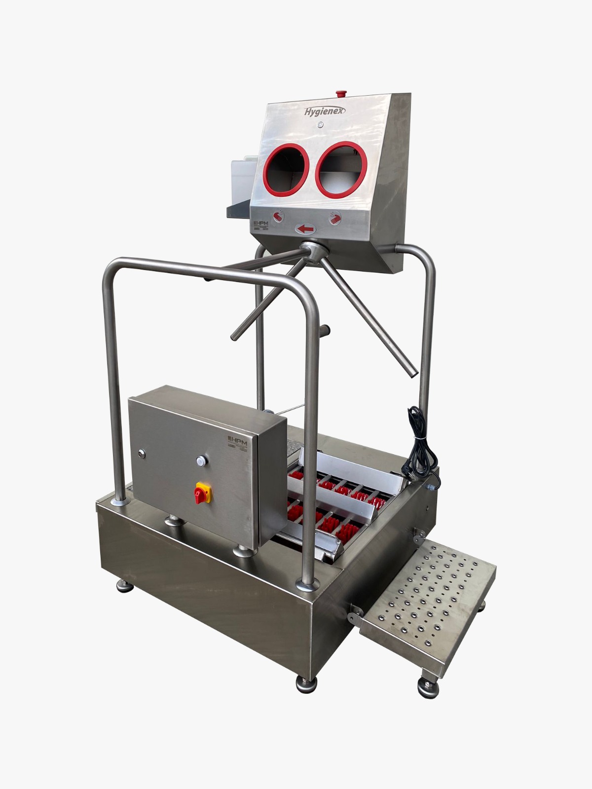 HGX-430 HAND DISINFECTANT TURNSTILE WITH BRUSH 